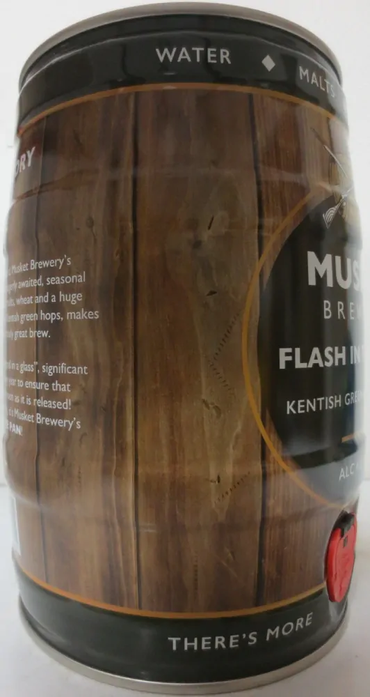 MUSKET BREWERY FLASH IN THE PAN KENTISH GREEN-HOPPED ALE (5L) Nr.1