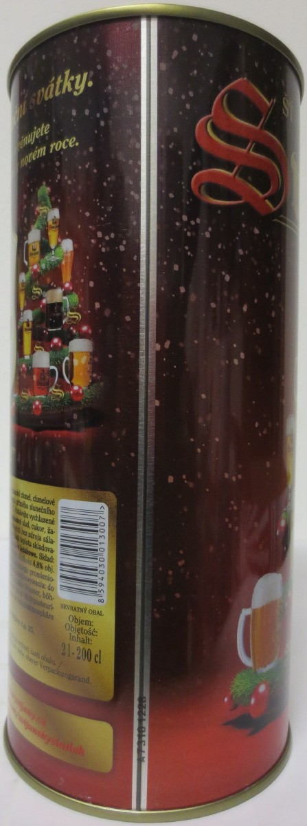 Svijany SVIJANSKÝ MÁZ ŠŤASTNÉ A VESELÉ VÁNOCE 2018 (200cl) č.1