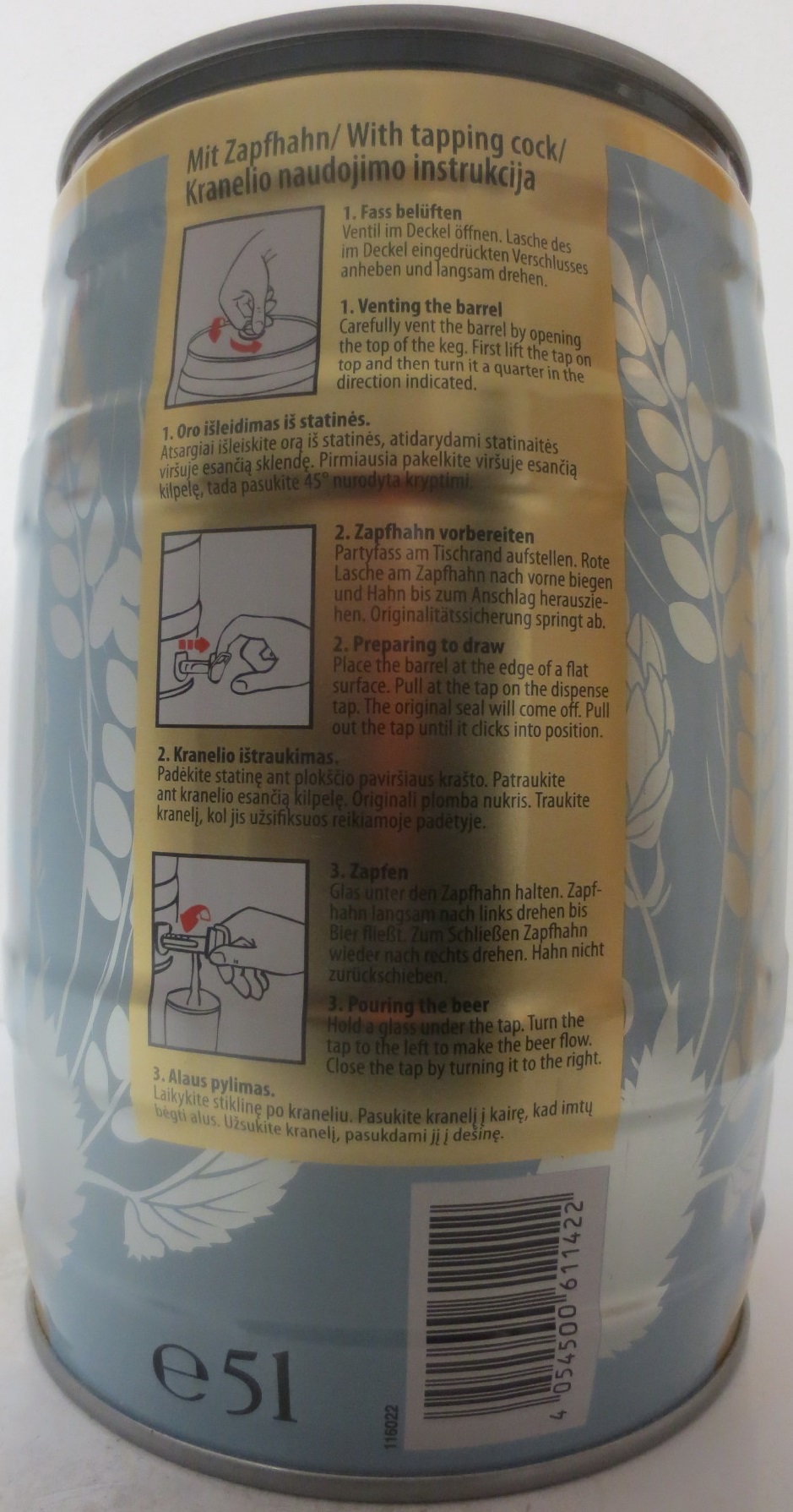 UREICH LUXURIOUS HEFEWEIZEN HELL (5L) Nr.1